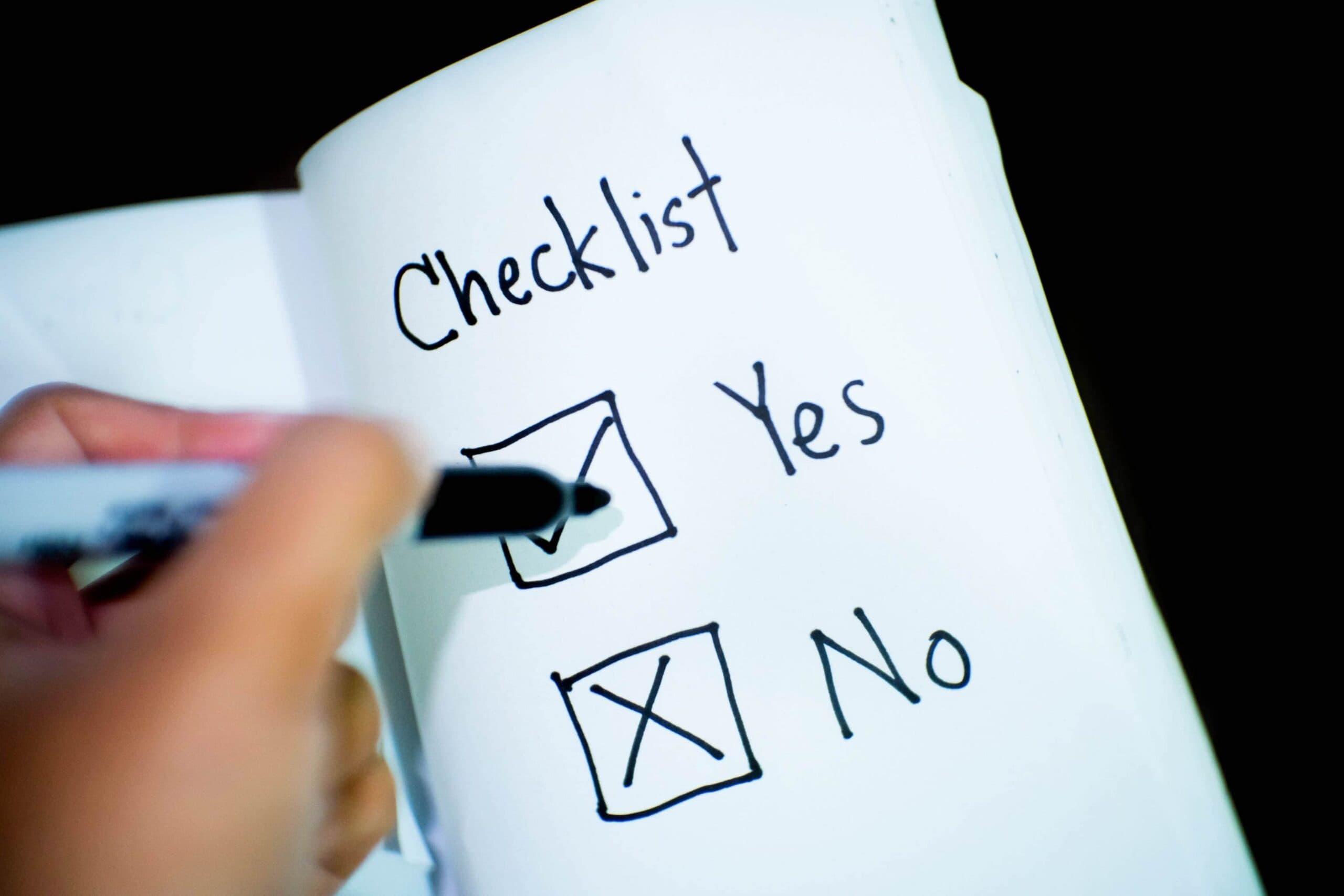 check list pour illustrer les services disponibles dans les centres de stockage nordbox