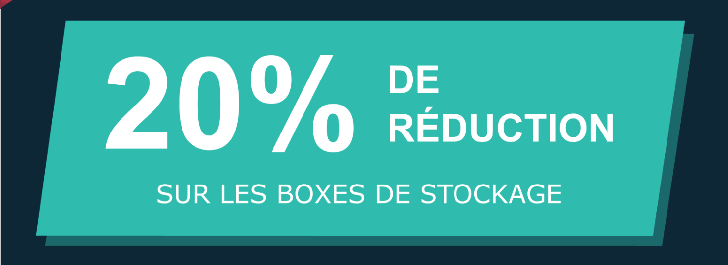 20 % de réduction sur les boxes de stockage nordbox