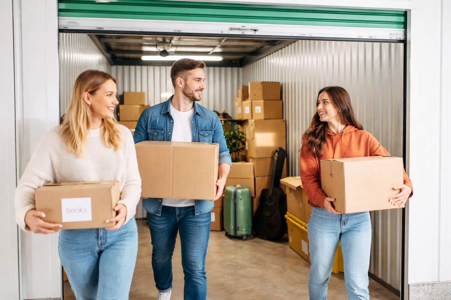 Organisation de trois colocataire de leurs espace de rangement
