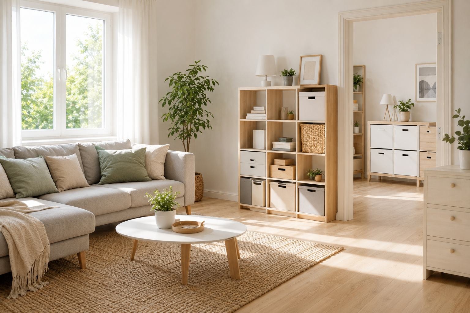 Logement bien ranger, gain de place de rangement